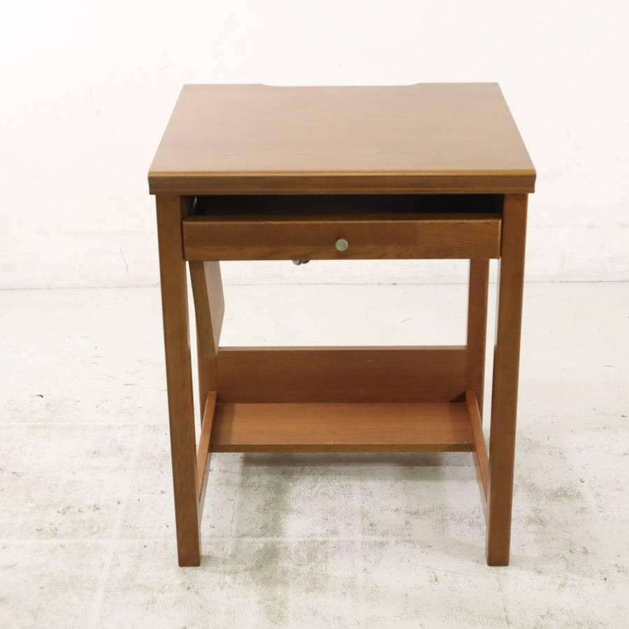 IDC大塚取扱 小島工芸 PC サイドデスク 幅60cm コンセント付き