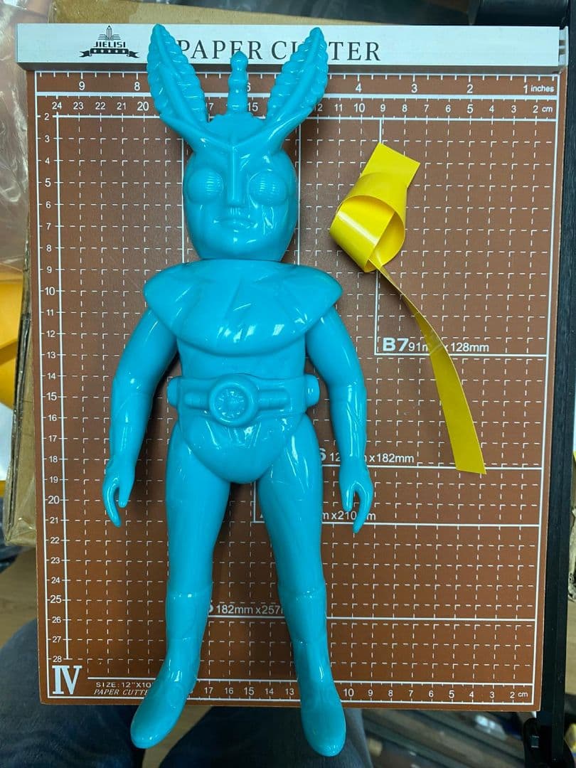 電波人間タックル未塗装 ソフビ人形 26cm ミサイル版