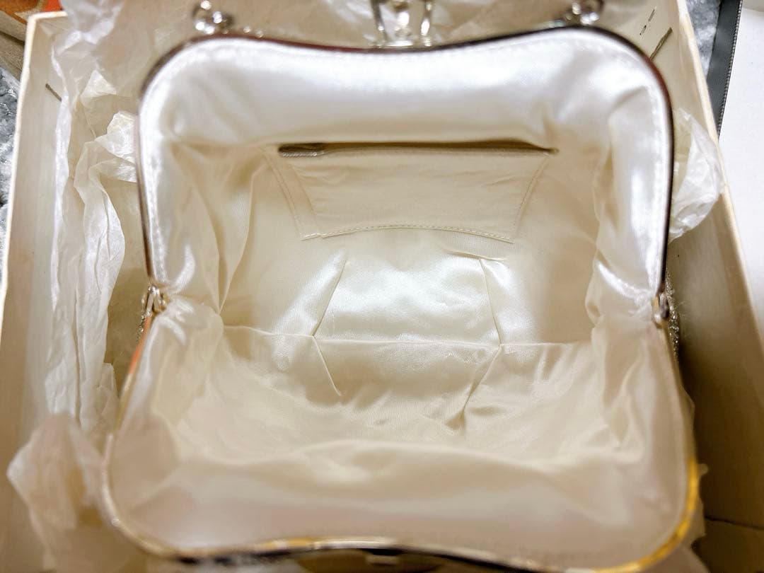 ビーズ刺繍バッグ アンティーク フォーマルバッグ