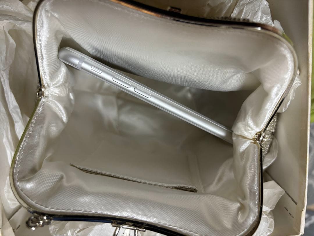 ビーズ刺繍バッグ アンティーク フォーマルバッグ