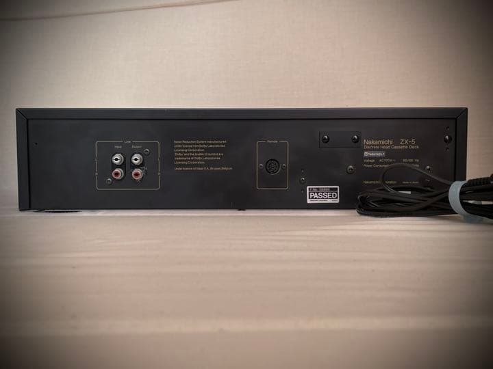 Nakamichi ナカミチ カセットデッキ ZX-5 割引 再生のみ(説明書付き