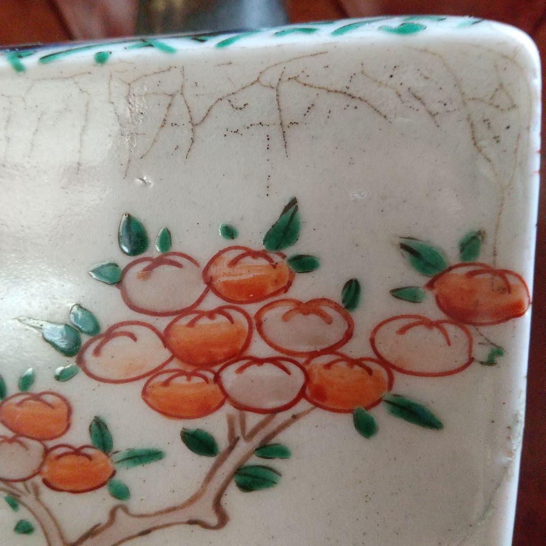 古伊万里金蘭手角瓶【江戸中期】元禄