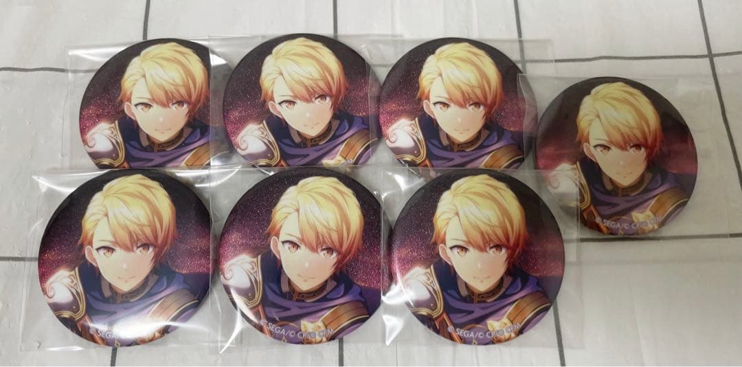 プロセカ 天馬司 18B グリッター缶バッジ グリ缶 ホワイトデー 7個