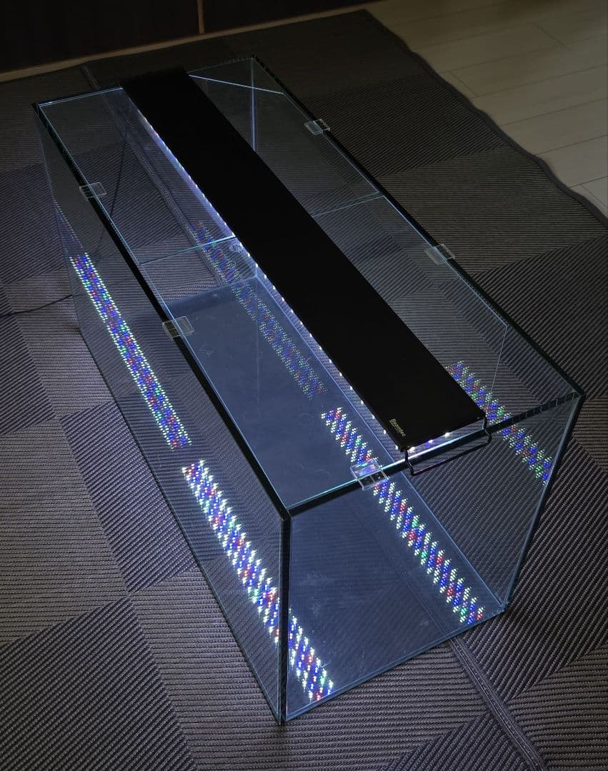 引き取り限定神奈川県 GEXグラステリア 90×40×50.5㎝ガラス水槽