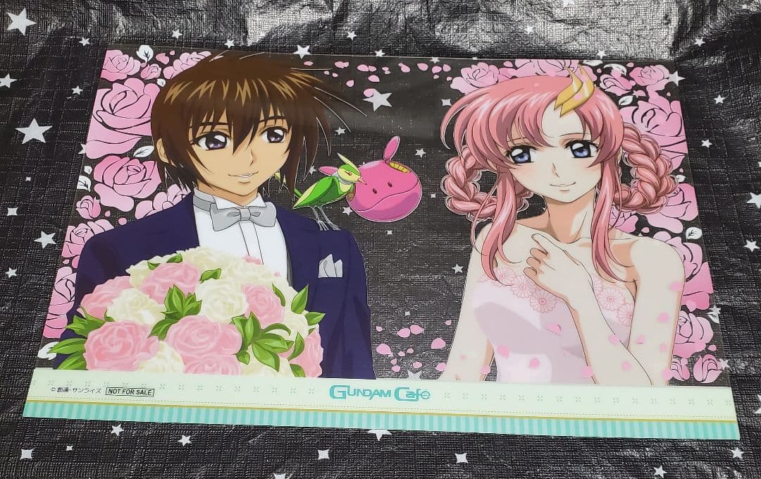 機動戦士ガンダムSEED ガンダムカフェ クリアポスター キラ ラクス