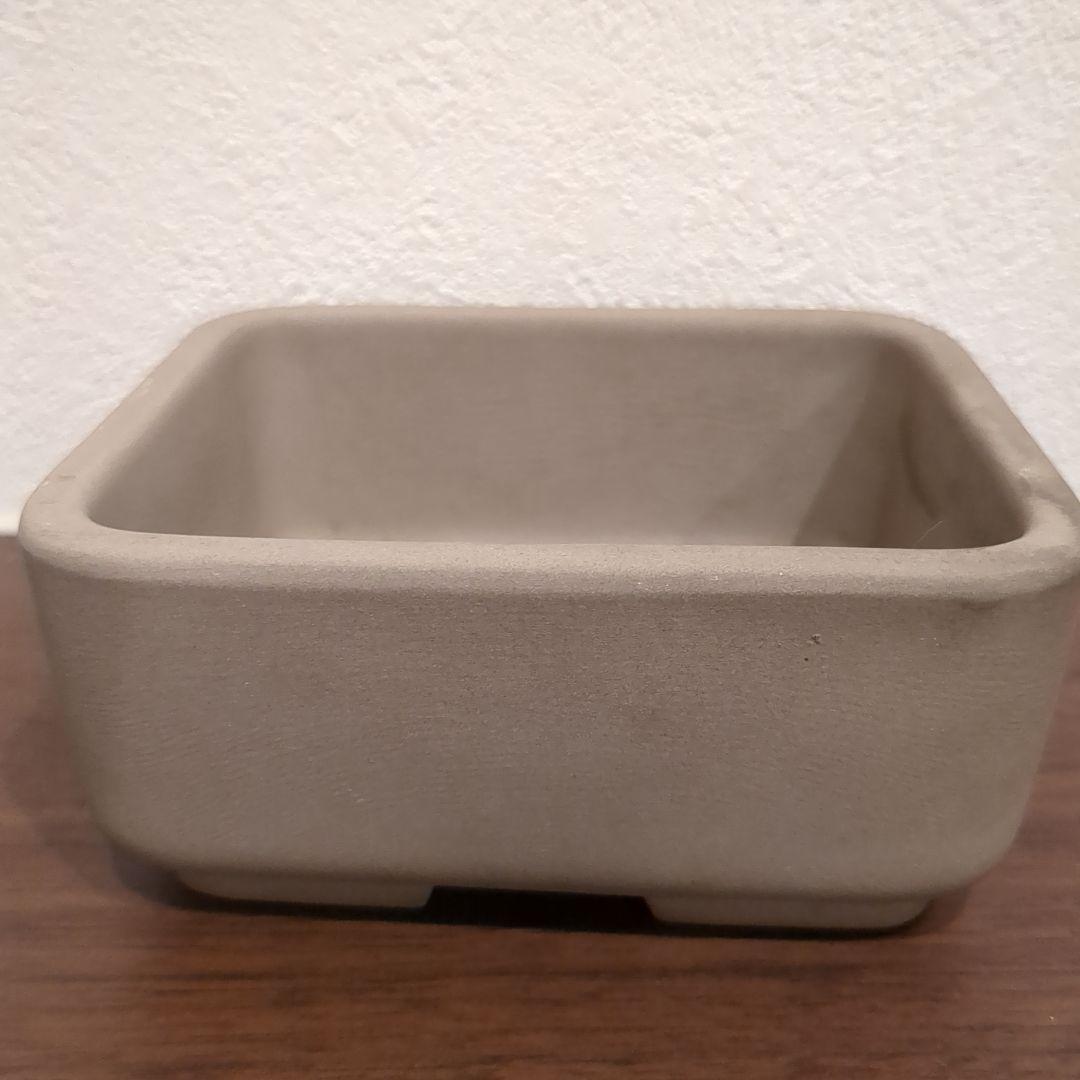 落款あり 作家もの風 盆栽鉢2点セット 重厚 和鉢 陶器