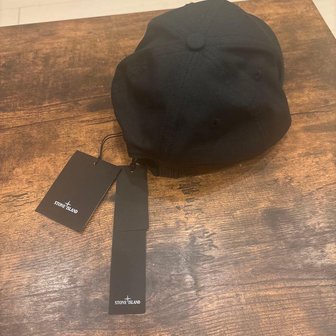チャンくん 専用 STONE ISLAND キャップ 黒 BLACK