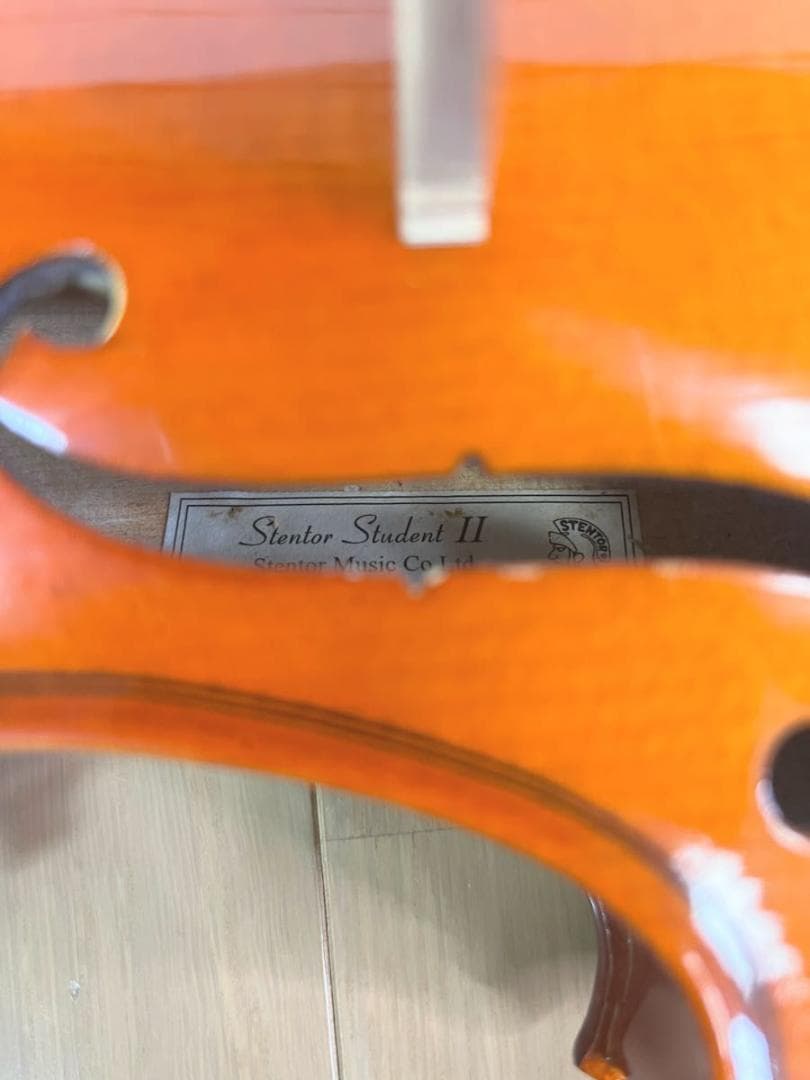 美品 STENTOR ステンター STUDENT Ⅱバイオリン 4/4 ケース付