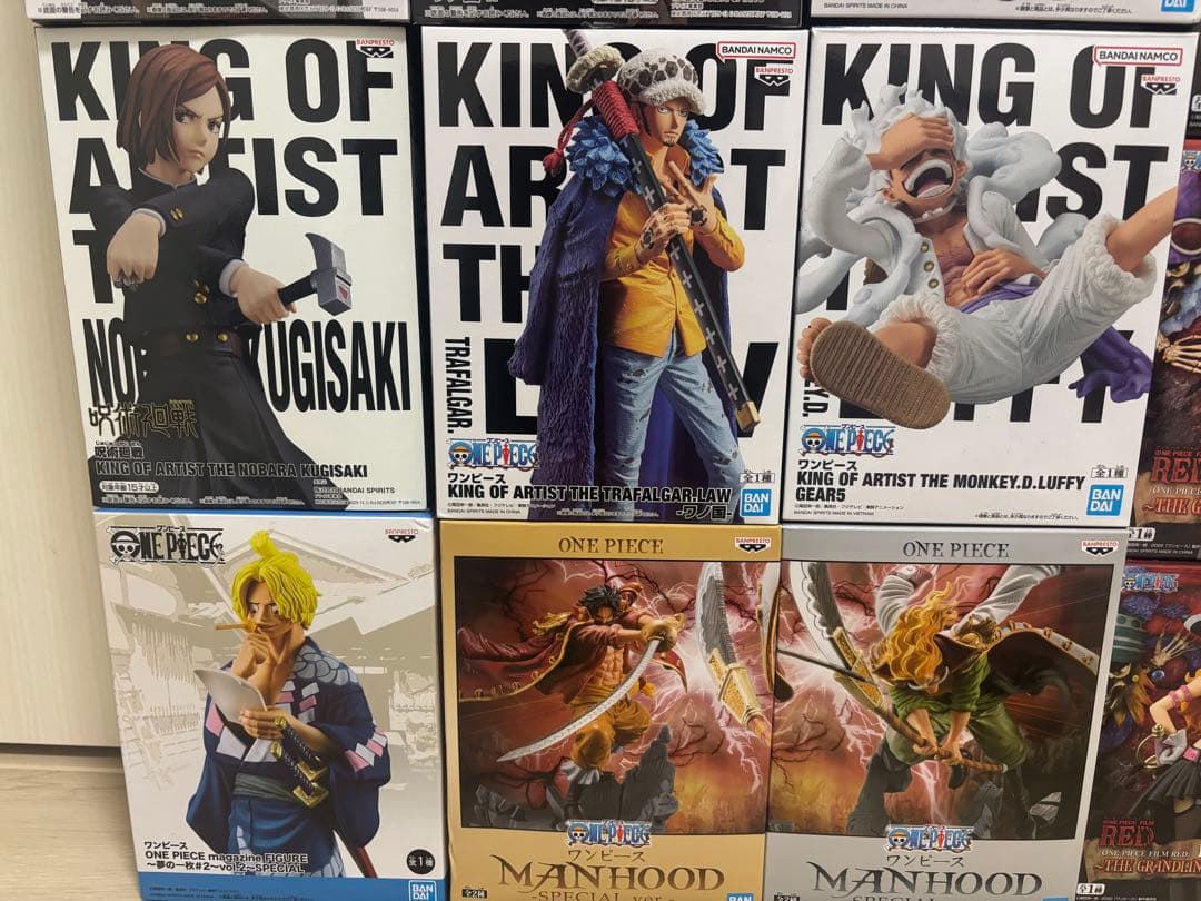 ワンピース ドラゴンボール 呪術廻戦 リゼロ SAO エヴァフィギュア