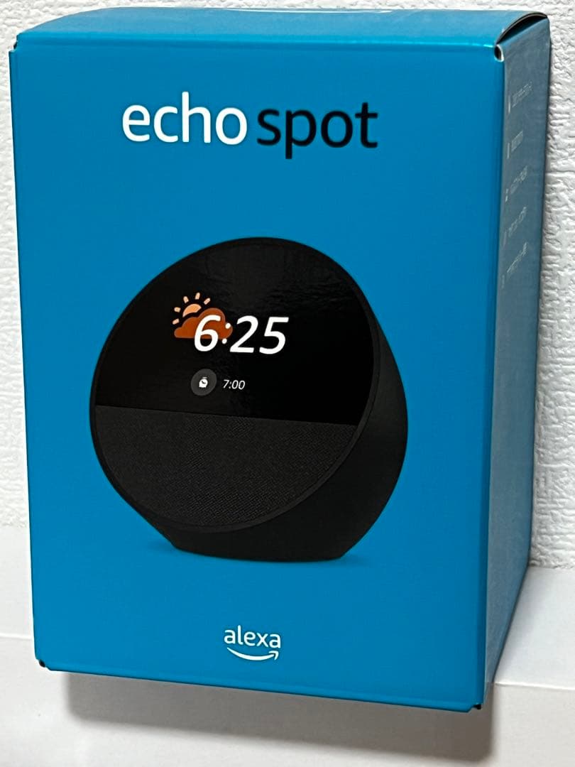 2024年発売)Amazon Echo Spot ブラック(動作確認のみ)