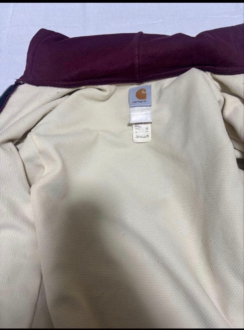 80s 90s Carhartt USA製 ジップパーカー 裏サーマル