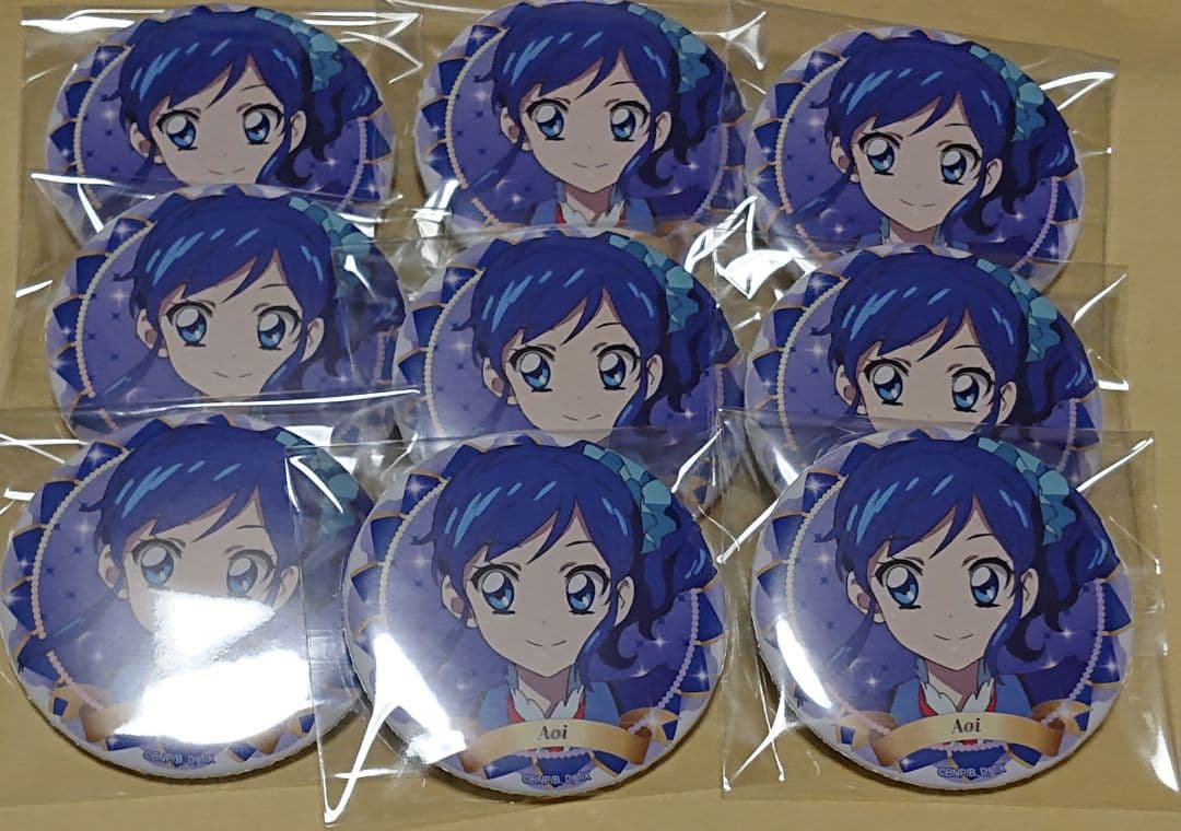 ゆ*う様 アイカツ バースデー缶バッジ バースデー 缶バッジ 霧矢あおい あおい ゆ*う様 アイカツ バースデー缶バッジ バースデー 缶バッジ 霧矢あおい