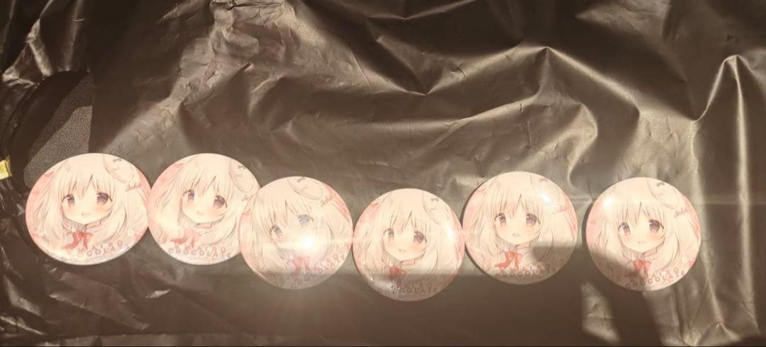 しらたま きゃべつそふと あまいろショコラータ 6点 御園苺華缶バッジ