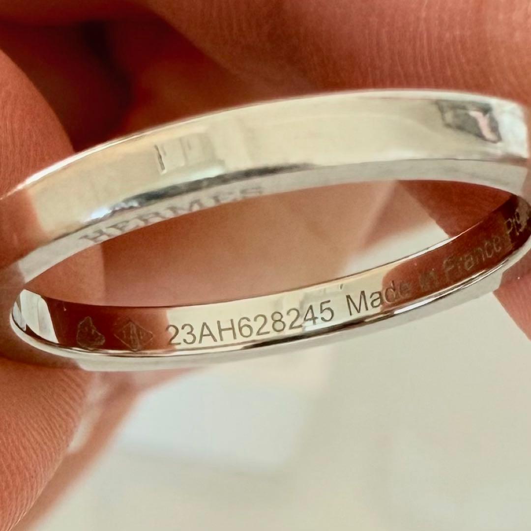 【附属品完備】HERMES ウェディングリング 《フィル・カレ》 PM 47号