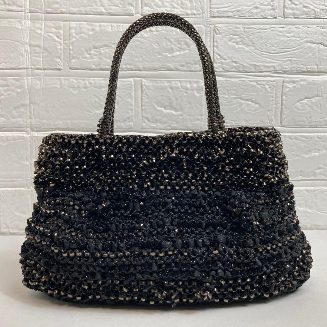 【美品】ANTEPRIMA グリッター ワイヤー　ミニショルダーバッグ4way