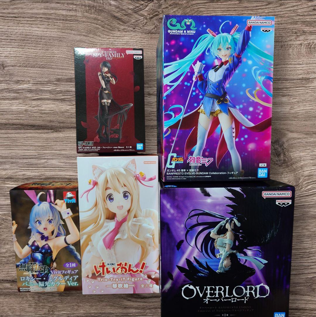 2025年 12月12日登場 美少女プライズフィギュアまとめ売り5点セット