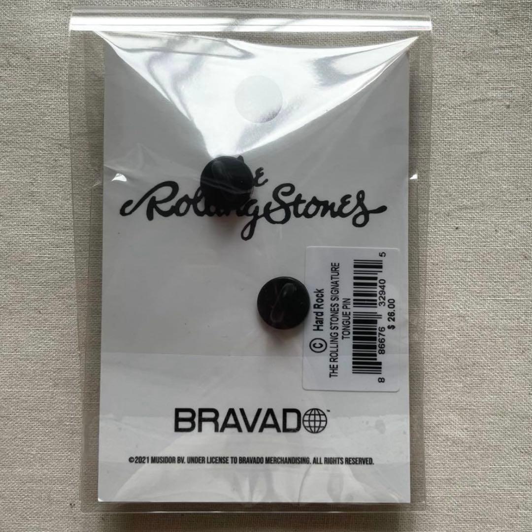 海外店舗限定 】HardRockCafeローリングストーンズピンバッジサイン入