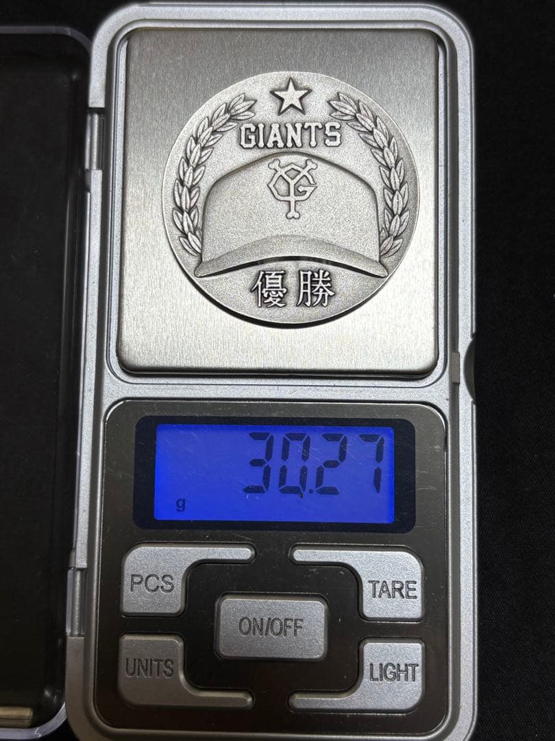 純銀製】ジャイアンツ優勝記念純銀メダルケース付属。造幣局ホール