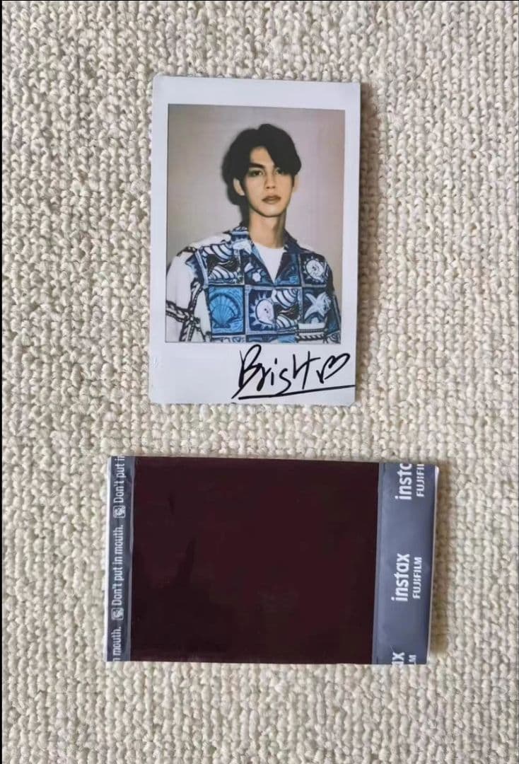 bright ポラロイドサイン付きbrightwin