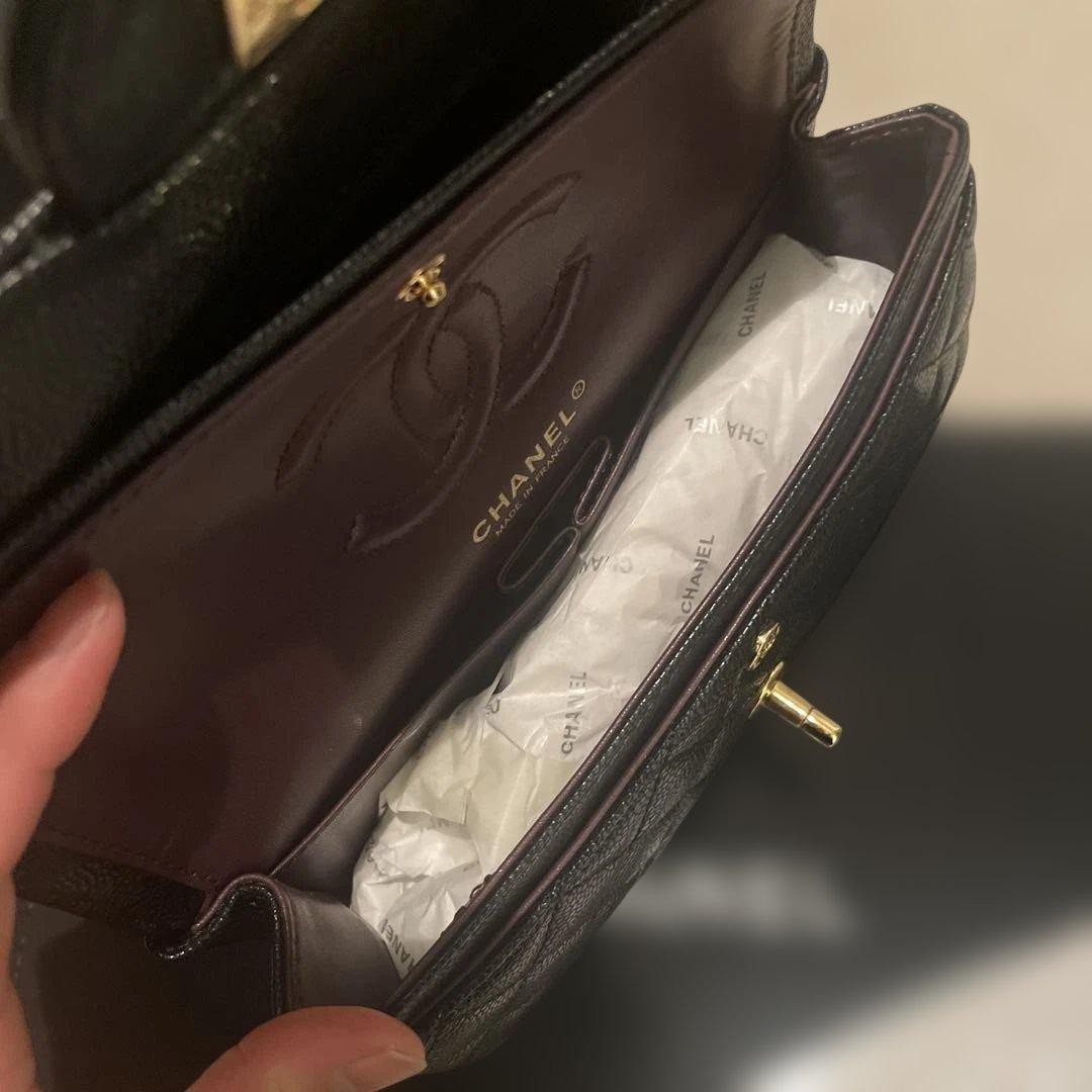 CHANEL マトラッセブラック ショルダーバッグ キルティング　ノベルティー