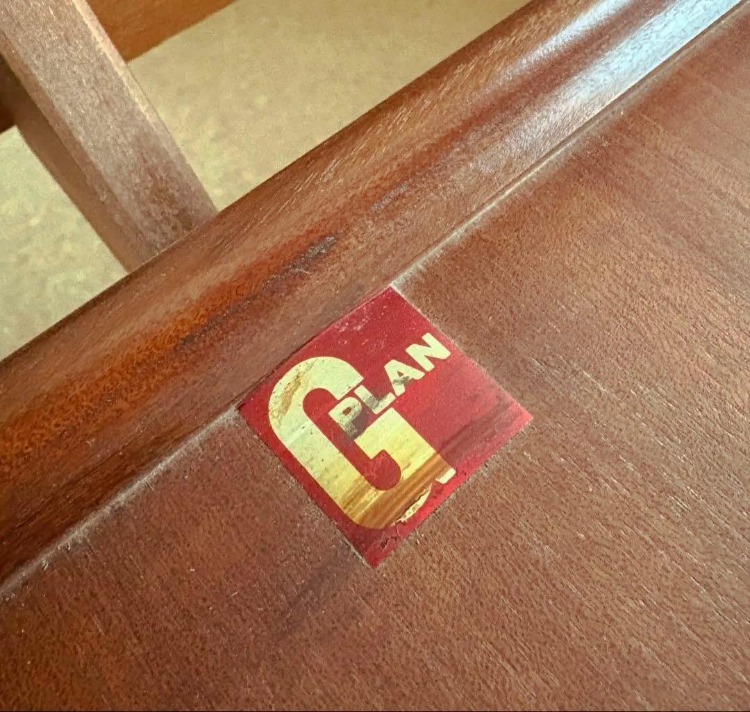 英国家具 G-PLANジープラン フレスコ　ラウンドエクステンションテーブル