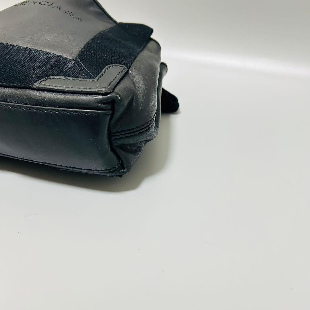 BALENCIAGA ネイビーカバスXS 2WAY ハンドバッグ ブラック