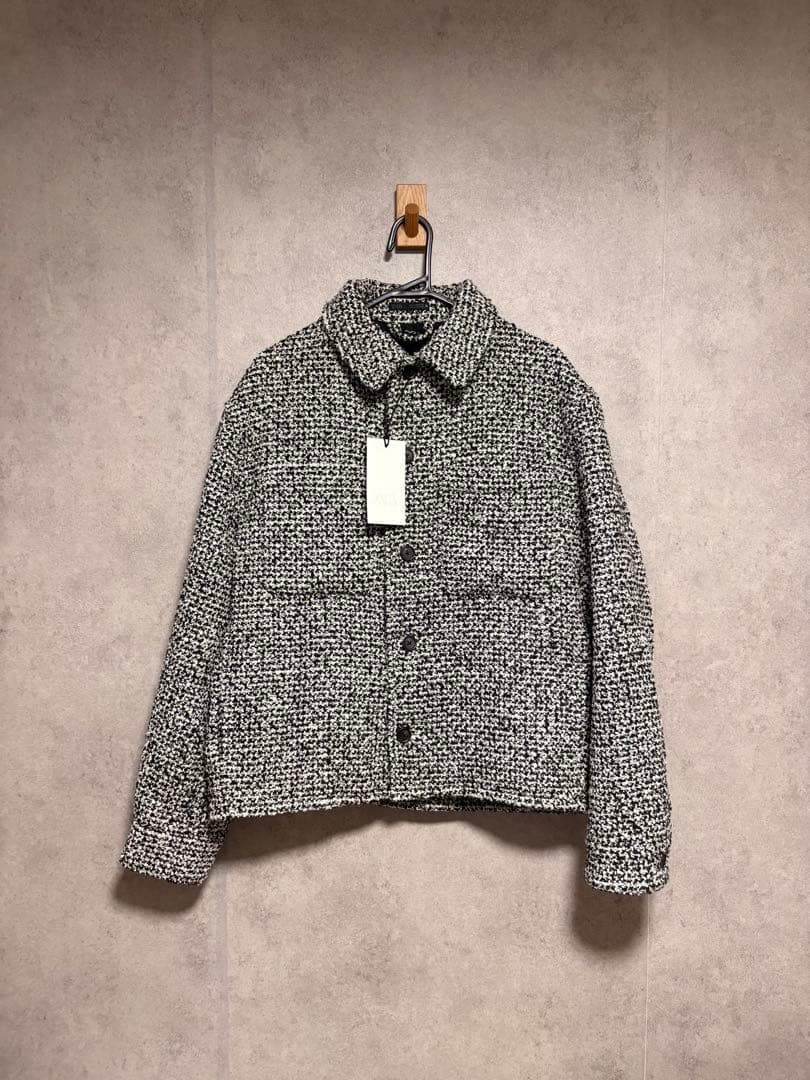 ZARA ザラ ポケット付きテクスチャードシャツジャケット Sサイズ
