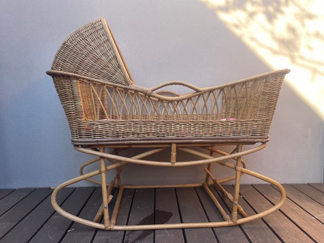 美品 未使用品 工芸品 煎茶用綾瀬棚 竹細工 高さ44cm 箱入り 煎茶棚