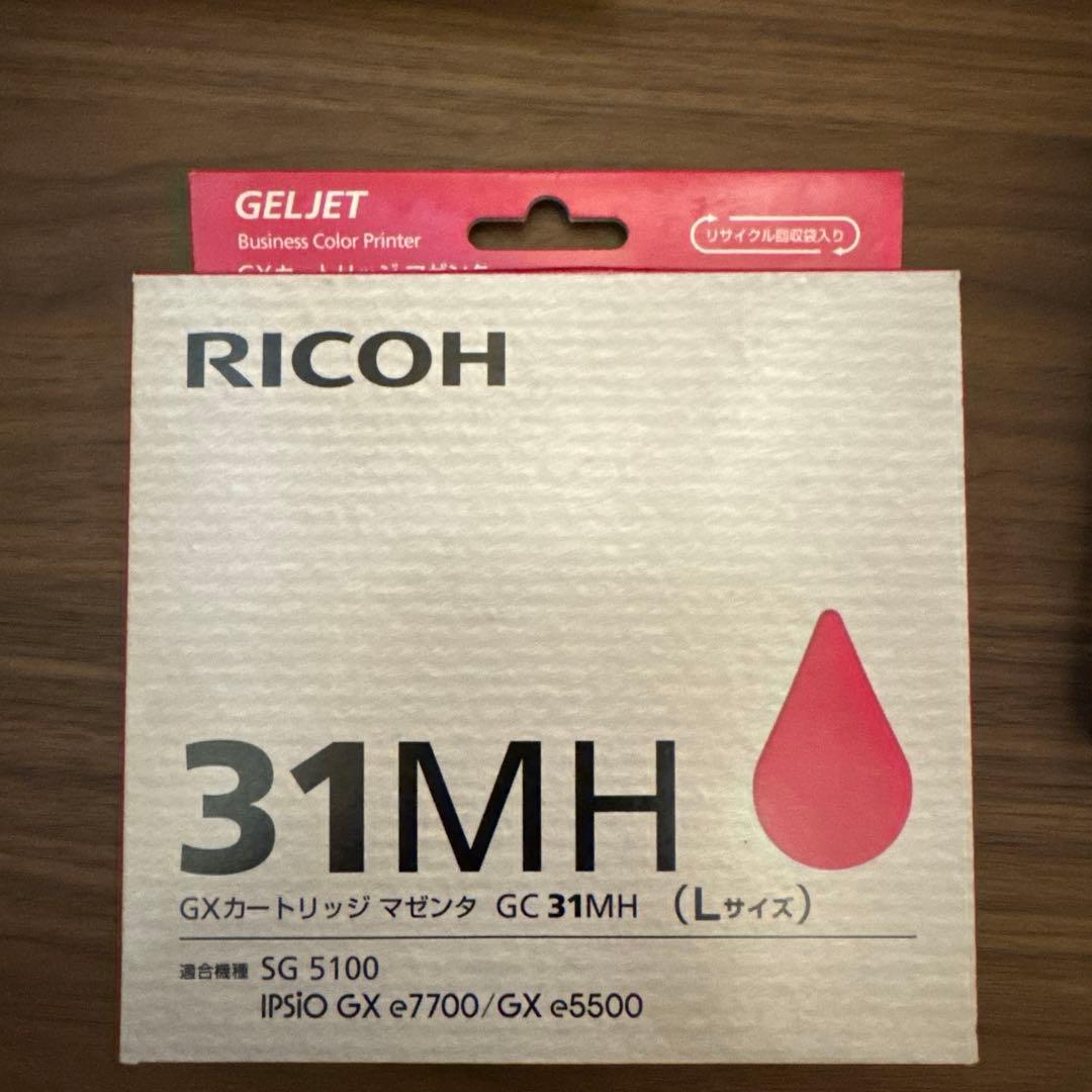 新品 純正RICOH 31シリーズ インクカートリッジ 4色セット - メルカリ