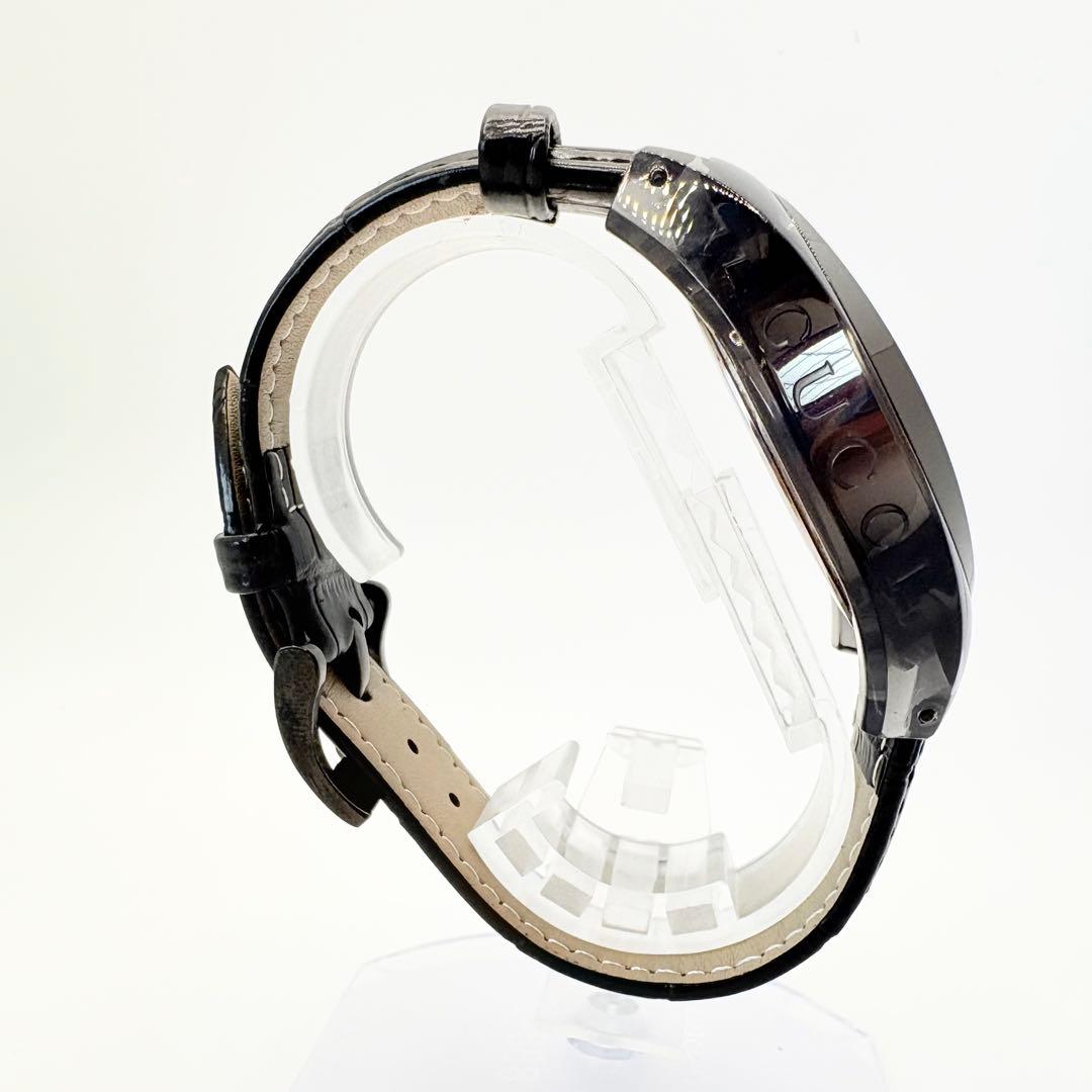 稼働 希少 GUCCI グッチ 腕時計 137.1 SYNC シンク ブラック