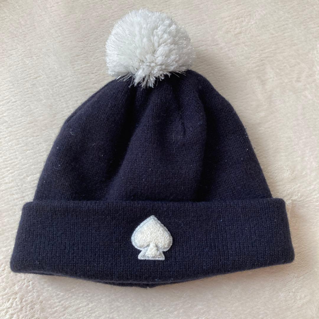 Katespade NEW YORK】ケイトスペード マフラー＆ニット帽子 - メルカリ