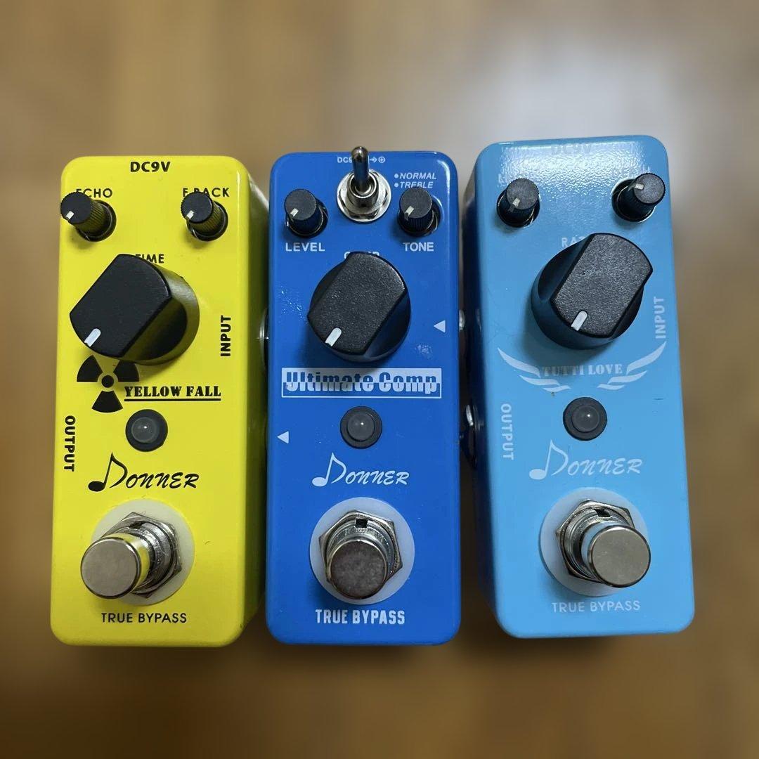 まとめ売り】エフェクター、エフェクターボード、アダプター、パッチ