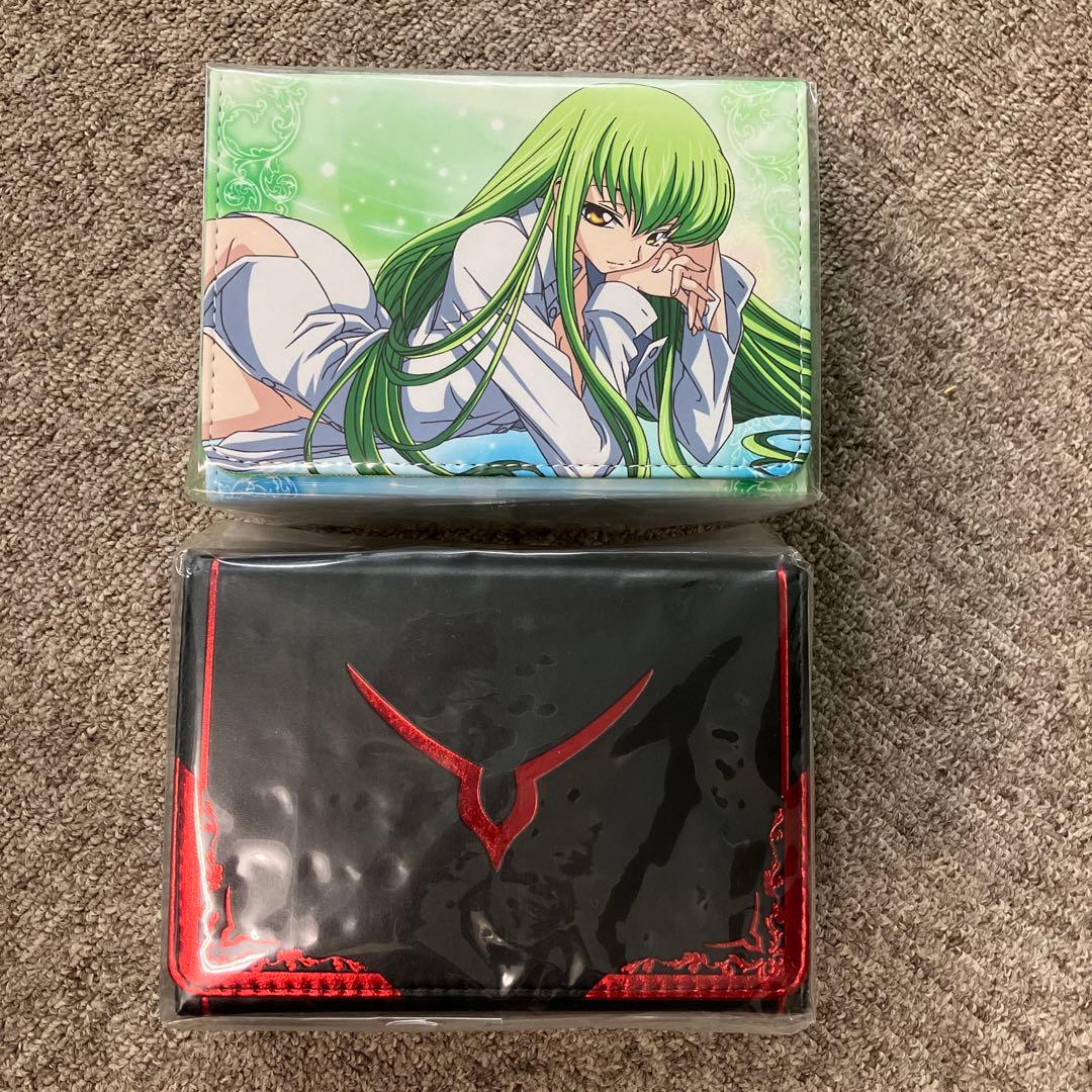 コードギアス 合皮製デッキケースw ギアスマーク/C.C. セット