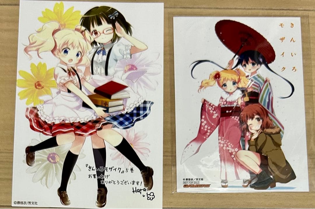 きんいろモザイク 漫画 特典セット イラストカード まとめ - メルカリ