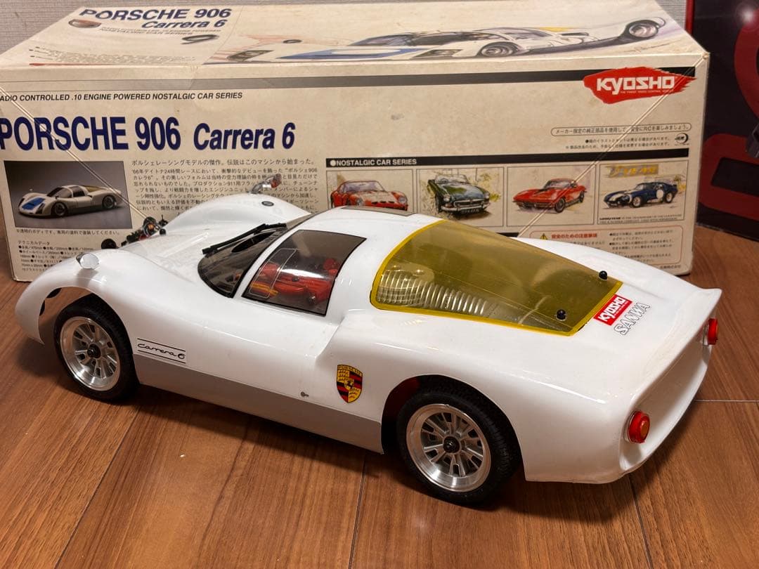 京商1/10ビンテージエンジンRCカー Porsche 906 フルセット