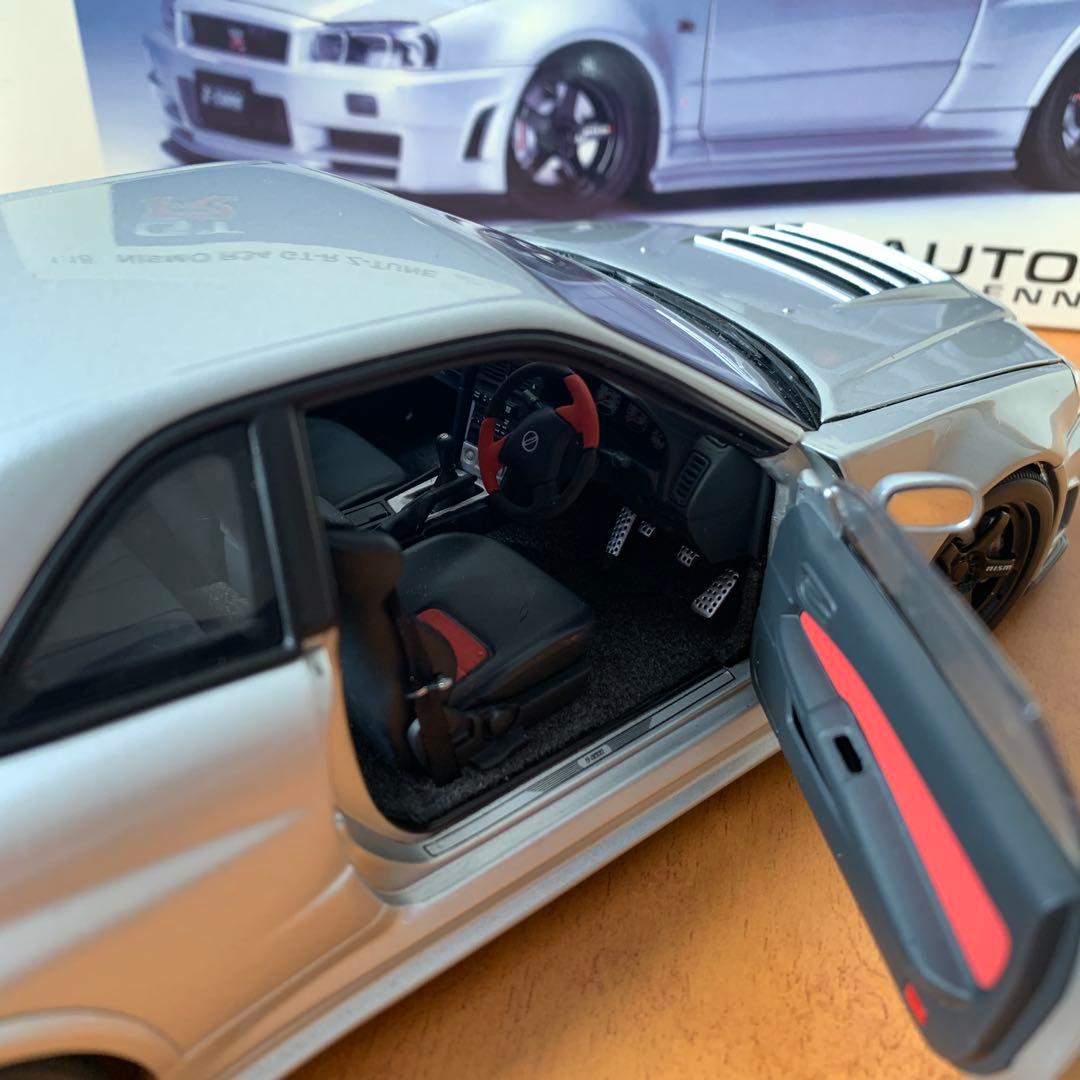 ミニカー AUTOart 1/18 NISMO R34 GT-R z-tune