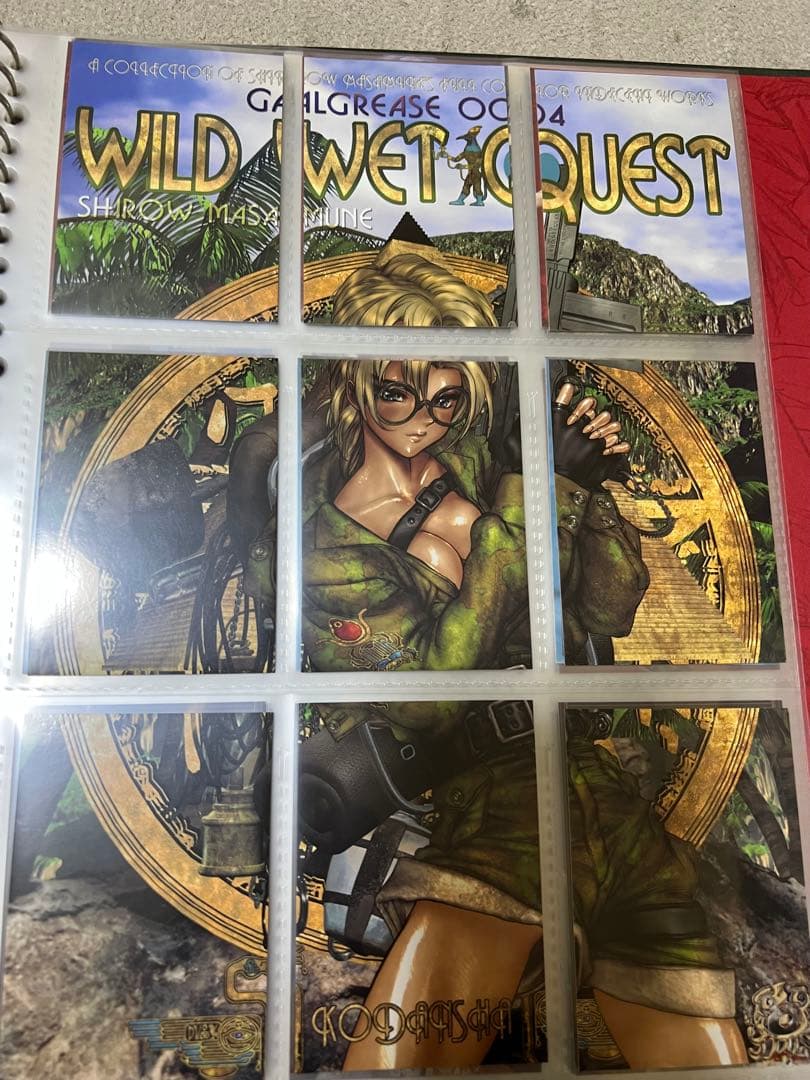 士郎正宗　GALGREASE 2nd マルチパーパスバインダー　フルコンプオマケ