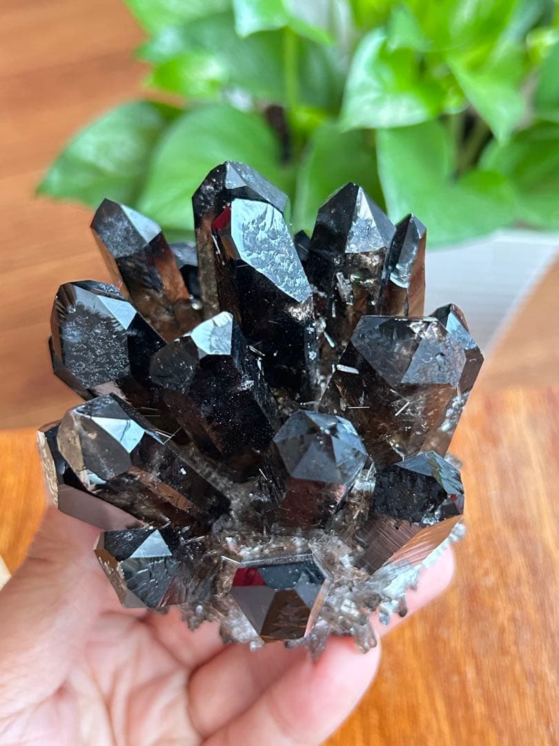 天然石モリオンクラスター