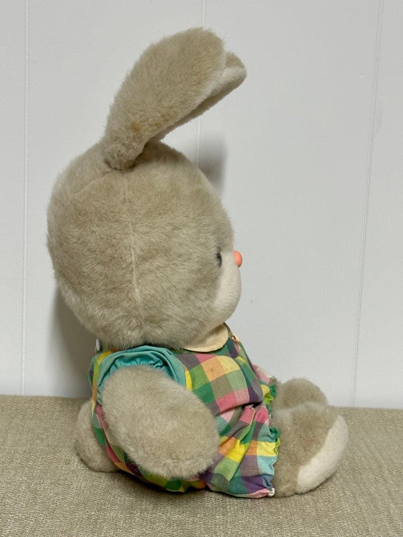 希少！当時物 吉徳 旧タグ うさぎ ぬいぐるみ 昭和レトロ レア！兎 ラビット