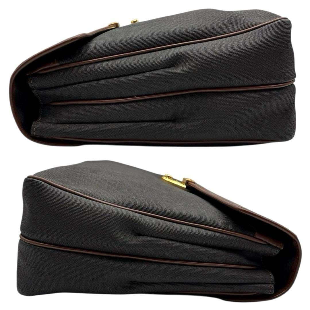 良品◎ ダンヒル A4可 ビジネスバッグ ブリーフケース PVC レザー