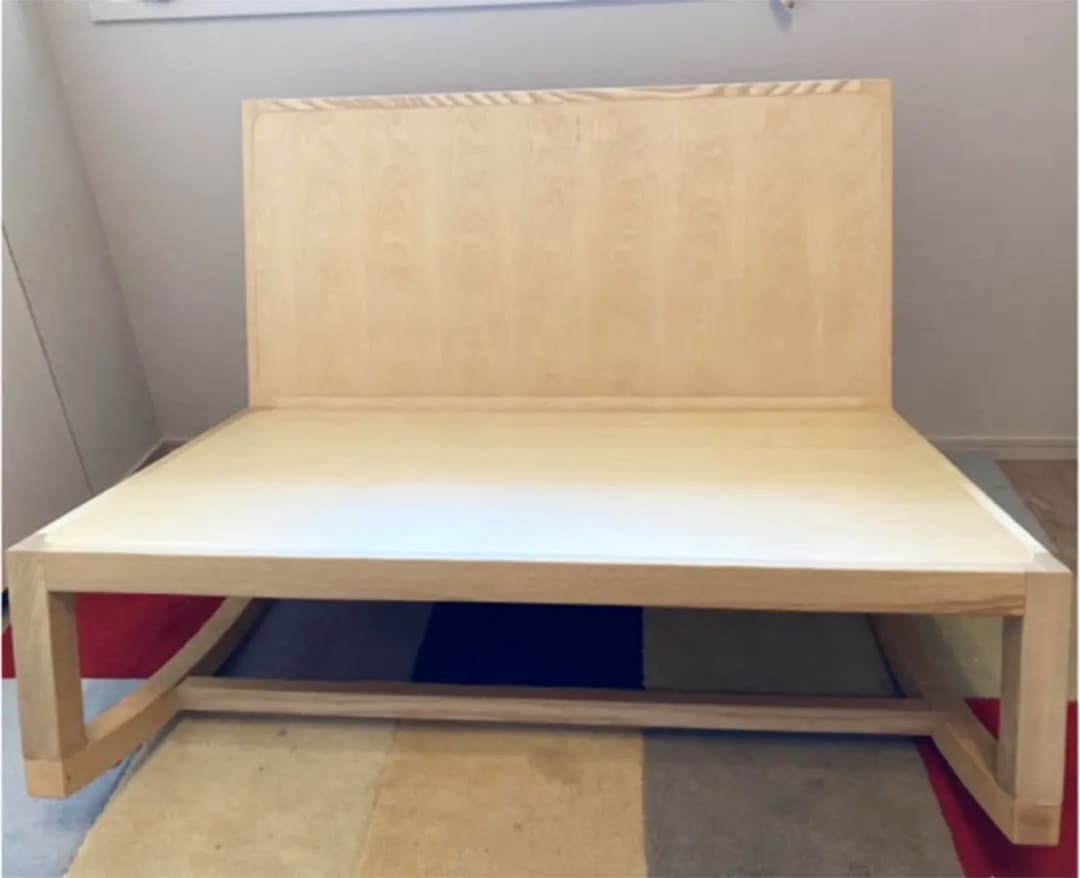 ACTUSアクタス　ロッキングチェア（紺色クッション付）