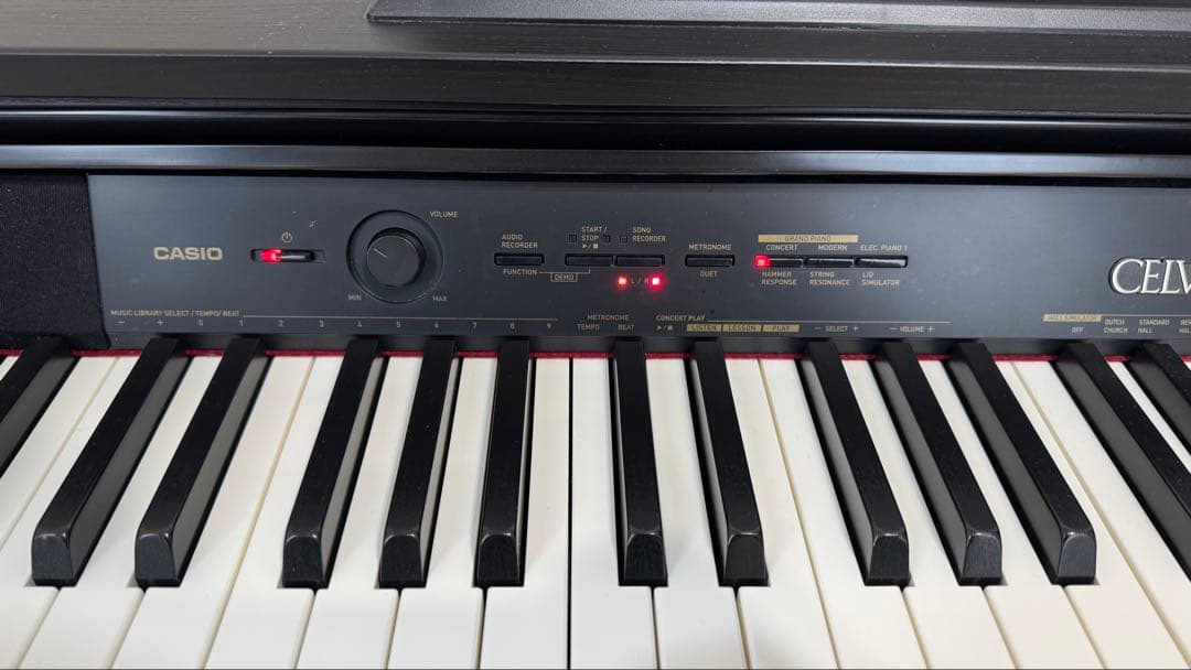 値下げしました)CELVIANO AP-460 16年製 黒色ピアノ 椅子付き - メルカリ