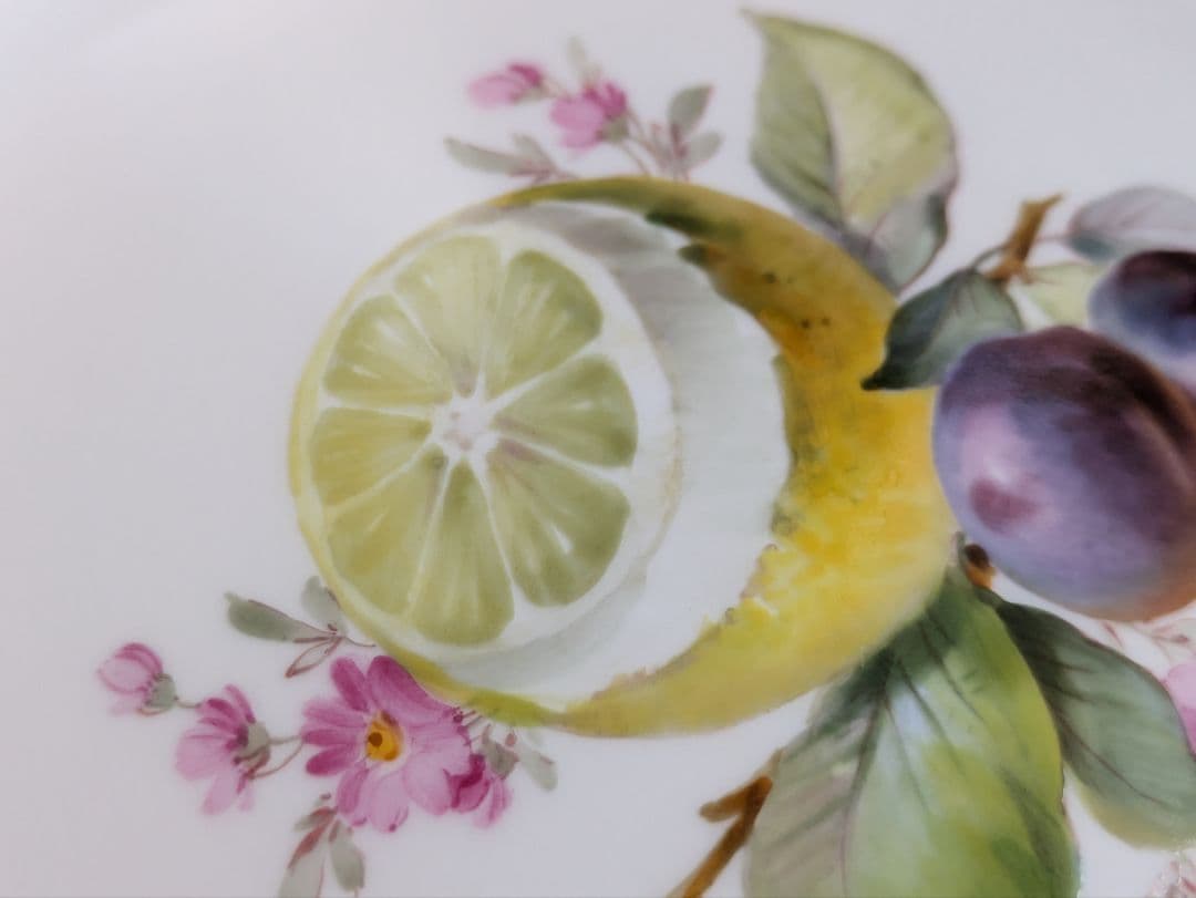 Seiko様専用 マイセン Meissen フルーツ コバルト 金彩