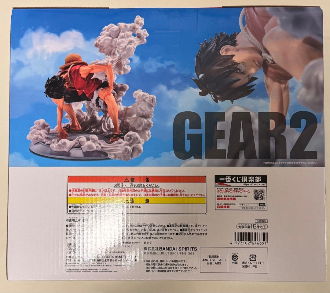 一番くじ ワンピース TVアニメ25周年 B賞 モンキー・D・ルフィ ギア2