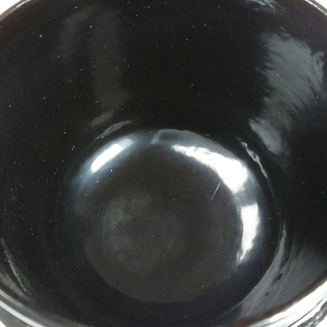 W77 棗 『松唐草』『一閑折焼 大棗』『道場宗廣 造』 共箱 茶道具