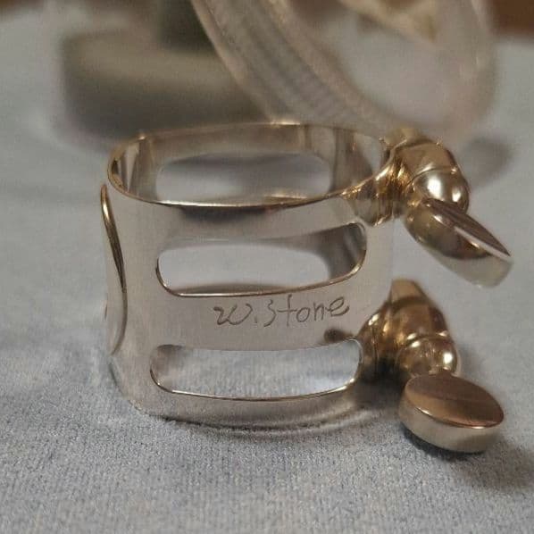 WoodStone E♭クラリネット リガチャー 総銀製