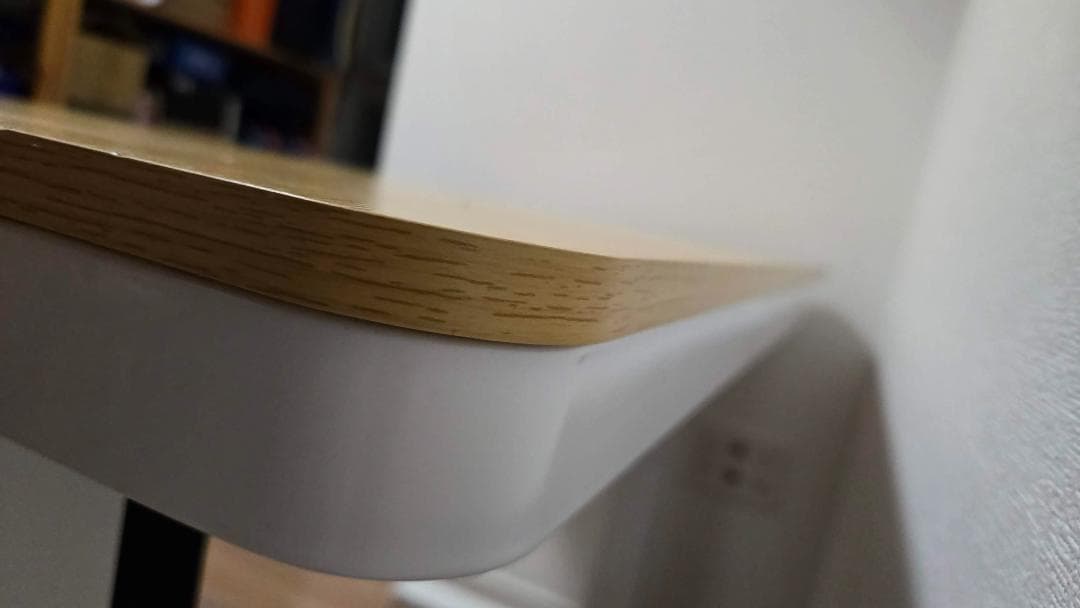 【hakuyu】Acrolix 電動昇降デスク（白脚＋メイプル天板）