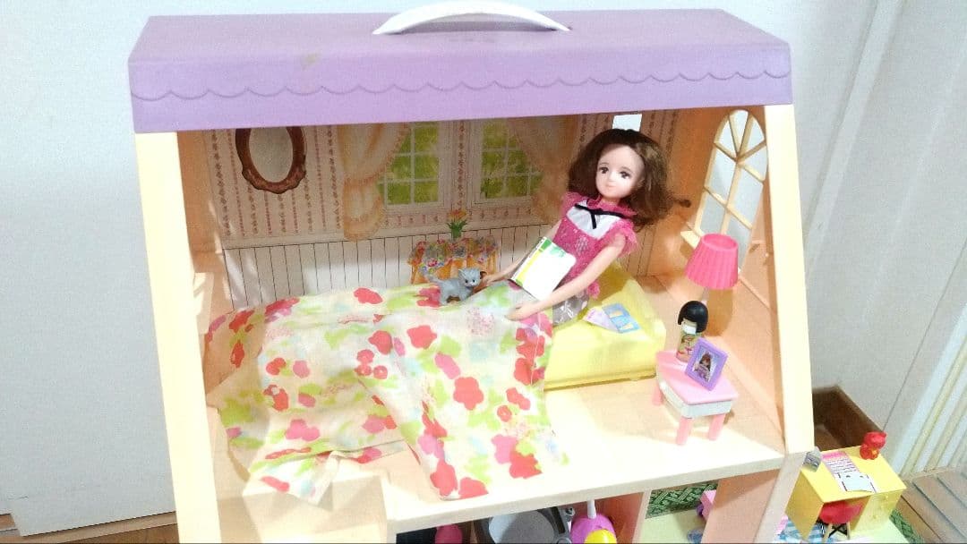 8' リカちゃん「おばあちゃんの家」洗濯機付 レア 昭和レトロ リカ