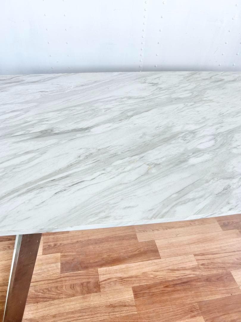 650 Why’d様ダイニングテーブル モダンデザイン シルバー