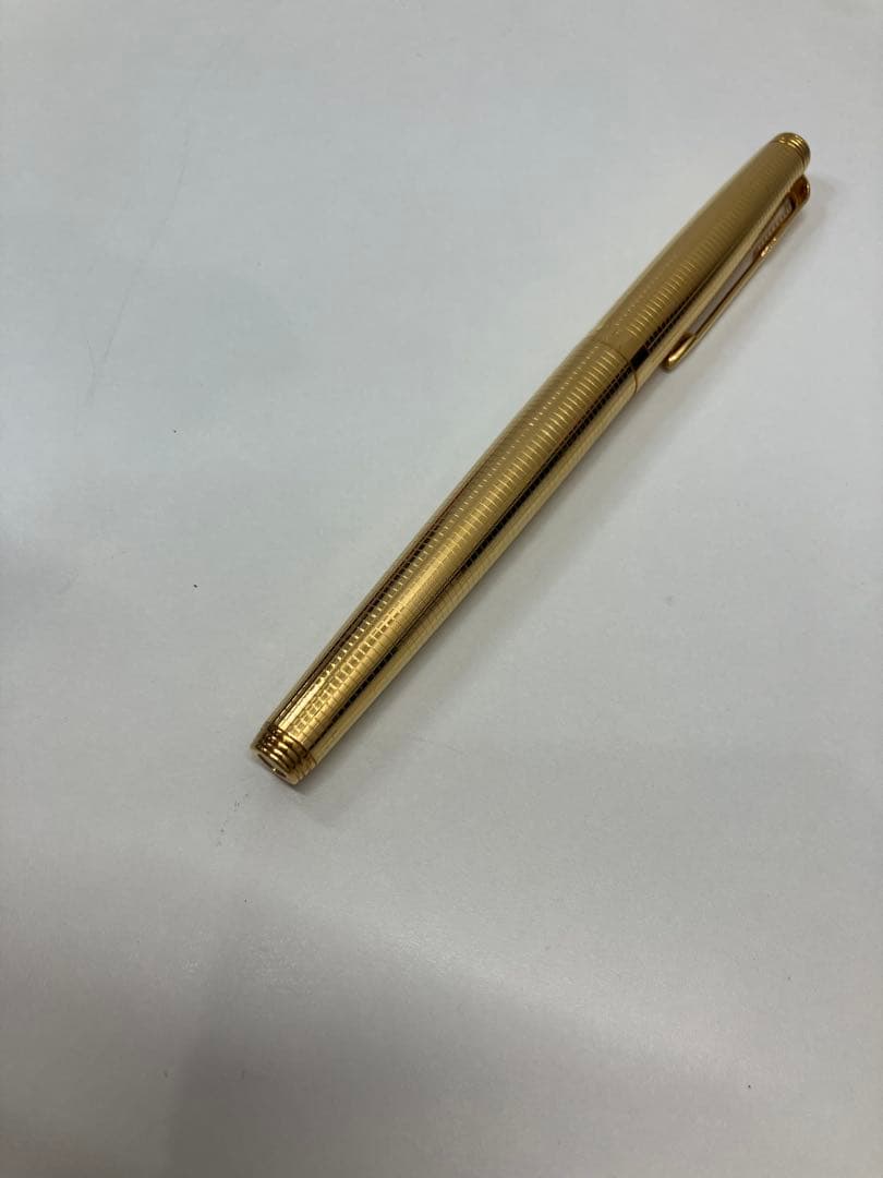 パーカー 万年筆 ゴールドカラー ペン先刻印あり 【3644】 - メルカリ